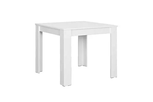 byLIVING Esstisch Nepal (weiß, 90x90cm) - Esstisch im modernen Design, pflegeleichte Tischoberfläche, resistent gegen Schmutz und Feuchtigkeit, ideal für Esszimmer und Küchen.