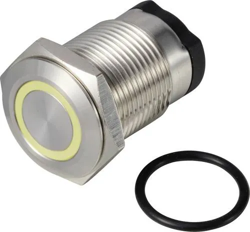 TRU COMPONENTS TC-13224152 ONPOW6316F-10E/Q/Y/12V/S Drucktaster 36V DC/AC 2A 1 x Aus/(Ein) tastend Gelb IP65 1St.