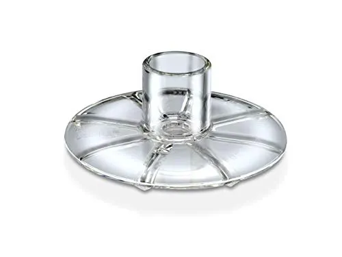 bamix Zubehör Powder Disk für bamix Processor, Ergänzung zum Mühlen-Aufsatz für kleine Lebensmittel, Spülmaschinenfest, Transparent