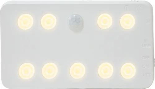 REV LED-Akku-Wandleuchte, Bewegungsmelder, 1,5W, CCT, 110lm, warmweiß, neutralweiß, kaltweiß, IP20, weiß 2014100810