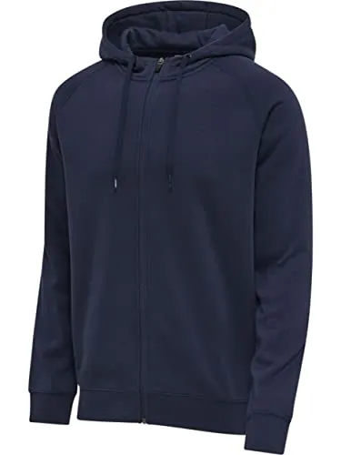 hummel Reißverschluss Kapuzenpullover Hmlred Herren - Hochwertiger Sweatstoff mit Rippbündchen und praktischer Kapuze, ideal für sportliche Freizeitlooks.