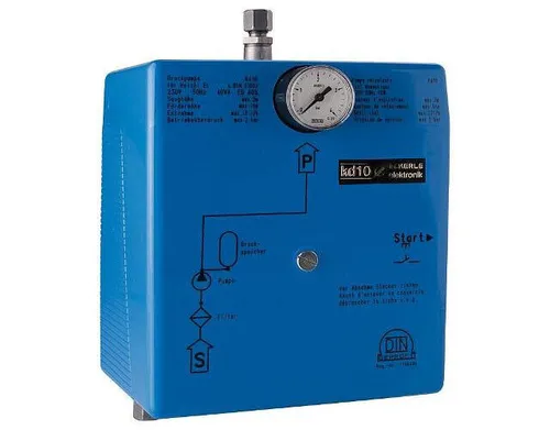 Eckerle KD10 Heizöl-Druckspeicheraggregat ZÖV – Effiziente Energieversorgung - Zubehör für Klima & Heizen mit elektromagnetischer Schwingkolbenpumpe, reduziert Energieverbrauch und bietet Sicherheit durch integrierte Funktionen.