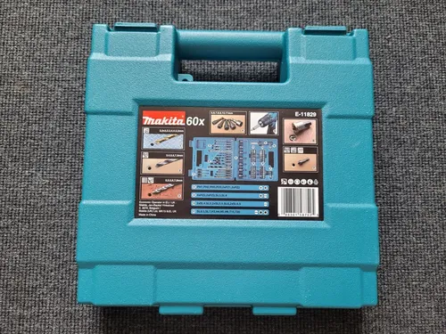 Makita E-11829 60-teiliges Bohrer- und Schraubenbit-Set