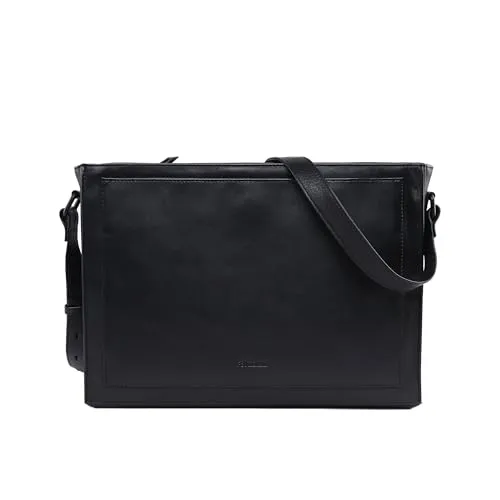 FEYNSINN Umhängetasche SELVA aus echtem Leder - Elegante Umhängetasche aus hochwertigem Echtleder, ideal für Büro und Freizeit. Handgefertigt mit hervorragender Verarbeitung für einen stilvollen Auftritt.