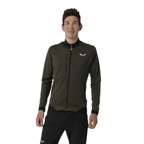 Salewa Pedroc PL 2 M Jacket - Dunkeloliv, Größe S - Fleecejacke für Herren, atmungsaktiv und ideal für Outdoor-Aktivitäten bei kühlem Wetter.