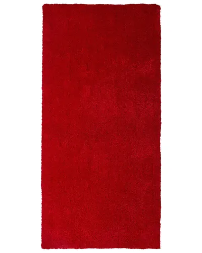 Produktbild Beliani Shaggy-Teppich Rot 80x150 cm – Hochflor Teppich für Gemütlichkeit