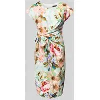 Swing Cocktailkleid mit Knotendetail in Hellgrün, Größe 36 von Swing