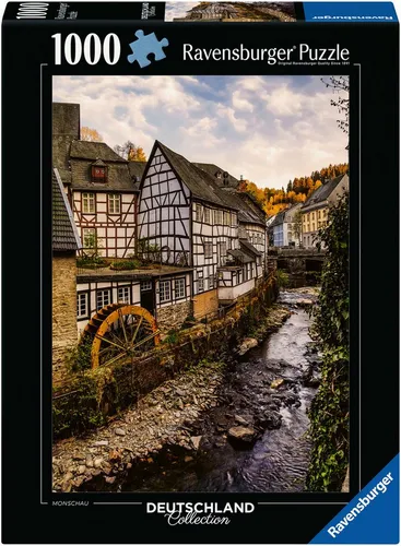Ravensburger Puzzle Deutschland Collection, Monschau in der Eifel, 1000 Puzzleteile, Made in Germany