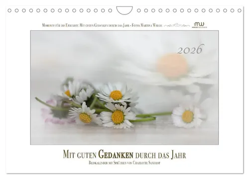 Martina Wrede | Mit guten Gedanken durch das Jahr (Wandkalender 2026 DIN A4...