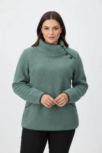 Witt Fleeceshirt Langarm in Jade von Witt