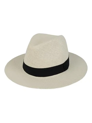 SCHIETWETTER Herren Panamahut Carlos, Strohhut für Herren, Sommerhut, aus 100% Papier