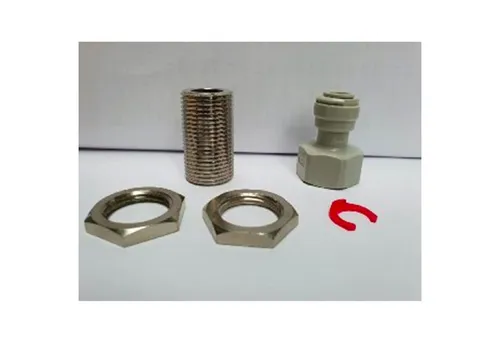 ich-zapfe Schlauchadapter Umbauset PYGMY I KONTAKT 3/8 auf 5/8 - Anschlussstücke für Zapfanlagen, ermöglicht einfachen Umbau auf 5/8-Zoll-Gewinde für verbesserten Bierfluss und Kundenzufriedenheit.