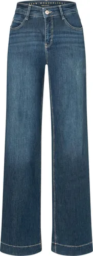 MAC Weite Jeans Dream Authentic - Hochwertige Jeans in Blau 32 - Moderne, bequeme Jeans mit High Waist und langem Schnitt, ideal für vielseitige Outfits. Hergestellt aus hochwertiger Baumwolle für optimalen Tragekomfort.