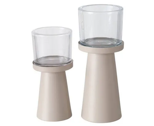 BOLTZE GRUPPE GmbH Kerzenhalter (Kerzenhalter) in beige von BOLTZE
