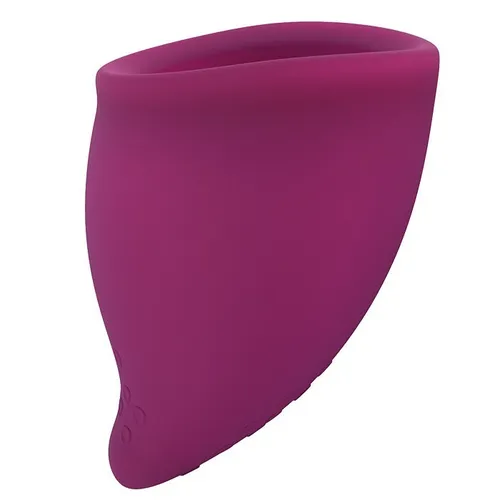 Menstruationstasse Fun Factory Fun Cup Grape Granatrot von FUN FACTORY