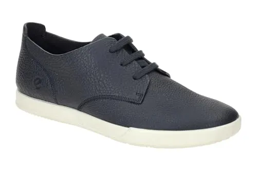 ECCO Sneaker Leisure Derby - Marineblau Herren Größe 45 - Wanderschuhe mit ultraleichtem Komfort und atmungsaktivem Design, ideal für warme Sommertage. Die ECCO FLUIDFORM-Technologie sorgt für flexible Bewegungen und eine anatomische Passform.