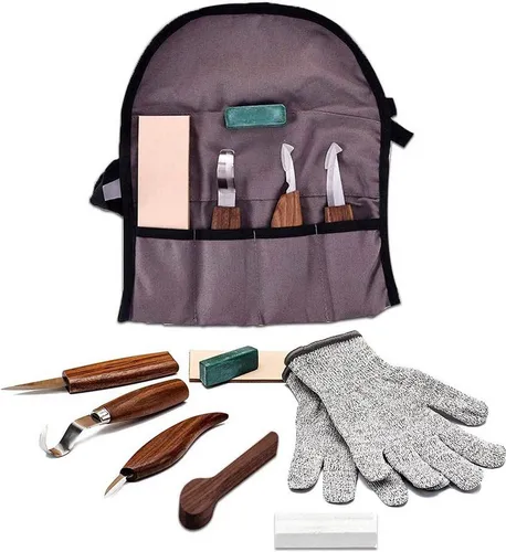 UE Stock Holz-Reparaturset 10-teiliges Holzschnitzwerkzeug Set Holzbearbeitungswerkzeuge, 6-St., für alle, die sich für Holzschnitzerei begeistern