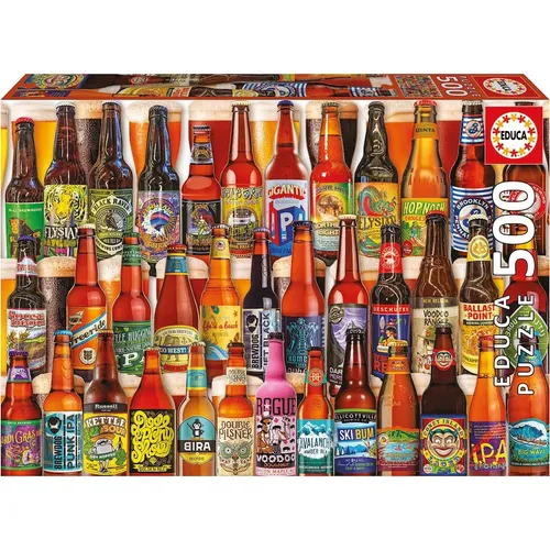 Educa Craft Biere 500 Teile Puzzle (500 Teile) (80-19610) von Educa
