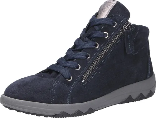 Waldläufer H-Teresa Weite H Schnürstiefel Blau von Waldläufer