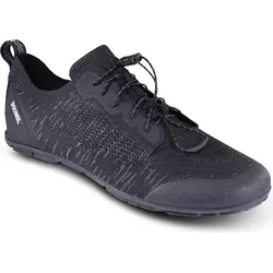 Meindl Pure Comfort Barfußschuhe Herren - Schwarz - Größe 44 - Damen-Sportschuhe mit natürlichem Barfuß-Gehgefühl, flexiblem Knit-Mesh-Obermaterial und rutschfester Vibram-Sohle für optimalen Halt und Schutz auf jedem Untergrund.