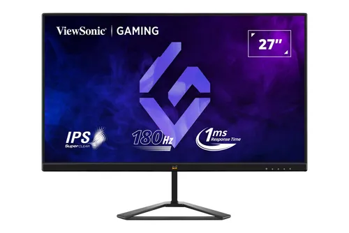 ViewSonic VX2779-HD-PRO 27 Zoll Gaming Monitor - 27 Zoll Gaming Monitor mit 180 Hz Bildwiederholfrequenz für flüssiges Gameplay und HDR10 für beeindruckende Farbgenauigkeit. Ideal für Gamer, die beste visuelle Leistung suchen.