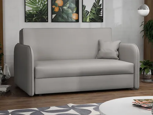 MIRJAN24 Schlafsofa Viva Loft III mit Schlaffunktion und Bettkasten - Stilvolles Sofa mit Schlaffunktion und praktischem Bettkasten. Ideal für kleine Räume und Übernachtungsgäste. Maße: 145x98 cm, Schlaffläche 196x122 cm. Hohe Qualität und modernes Design.