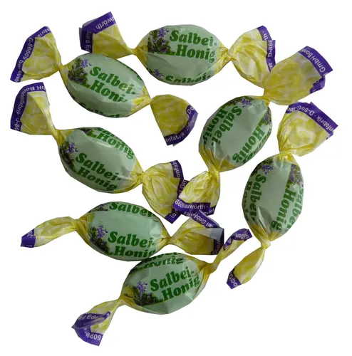 Salbei Honig gefüllt gewickelt 500 g Beutel Edel-Bonbon 1 kg/17,80 € g1