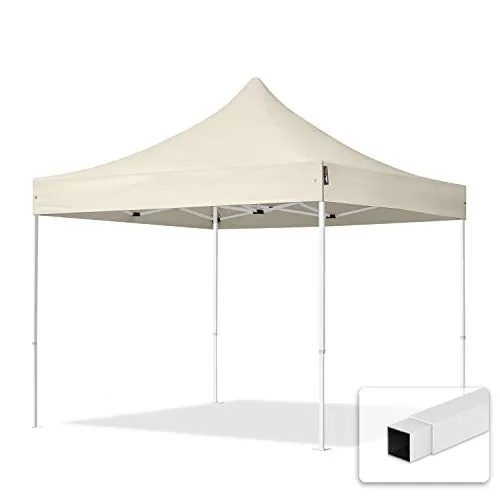 3x3m Faltpavillon ohne Seitenteile - Stabil und Wetterfest - Pavillon & Partyzelt, ideal für Gartenfeiern und Messen. Robuste Stahlkonstruktion mit UV-Schutz und wasserabweisender Plane. Einfach aufklappbar und höhenverstellbar für vielseitige Nutzung.