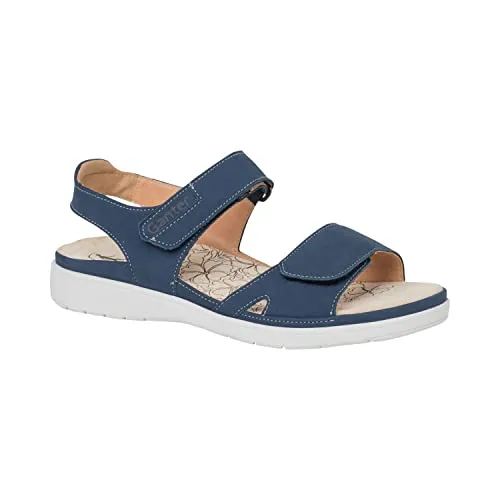 Ganter Gina Damen Sandale Größe 41 EU - Wanderschuhe mit ledernem Innenfutter und Wechselfußbett für optimalen Tragekomfort, ideal für lange Spaziergänge.