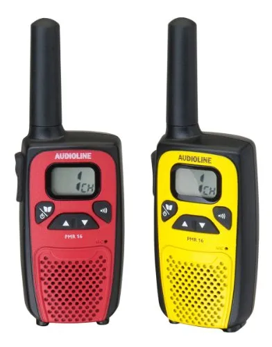 Audioline PMR 16 Funkgeräte (Gürtelclips, Bedienungsanleitung)