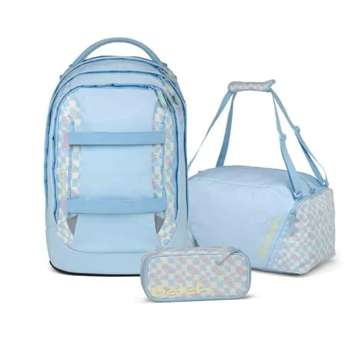 Satch Pack Schulrucksack Set 3tlg. (Summer Era) mit Schlamperbox und Sporttasche