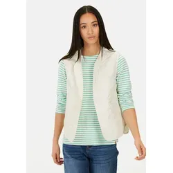 camel active Damen Steppweste aus recyceltem Polyester - Funktionsjacke aus recyceltem Polyester mit Druckknopfverschluss, ideal für nachhaltige Modebewusste und vielseitig kombinierbar.