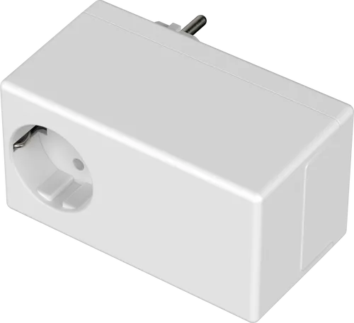 SE 435 DE - Steckergehäuse mit Schutzkontakt-Steckdose - Sondergehäuse mit Halbschalen-Technik für einfachen Zugang zur Elektronik. Flammwidriges Material mit Schutzart IP40, ideal für sichere Anwendungen.