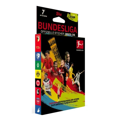 Vorverkauf: Fußball Bundesliga Sammelsticker 2025/2026 - 1 Blister