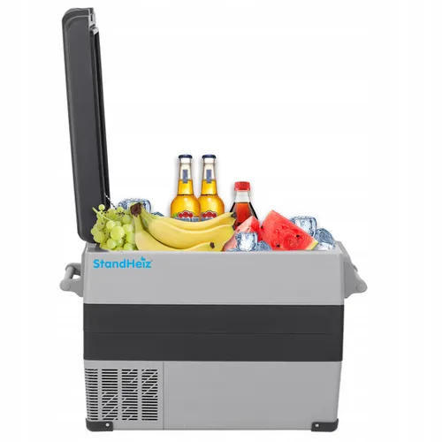 Kompressor Kühlbox 55L elektrisch Auto Gefrierbox Camping Kühlschrank StandHeiz