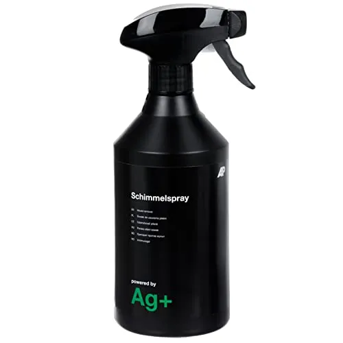 Ag+ Schimmelspray - Chlorfreier Schimmelentferner mit Sofort- und Langzeitwirkung (600 ml) - Spezialputzmittel zur effektiven Schimmelbekämpfung mit Aktivsauerstoff und Ag+-Technologie. Chlorfrei, geruchsneutral und ideal für nachhaltige Schimmelfreiheit.