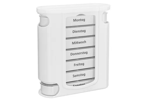 Wellgro Pillendose Tablettenbox für 7 Tage - Mit 4 Fächern pro Tag