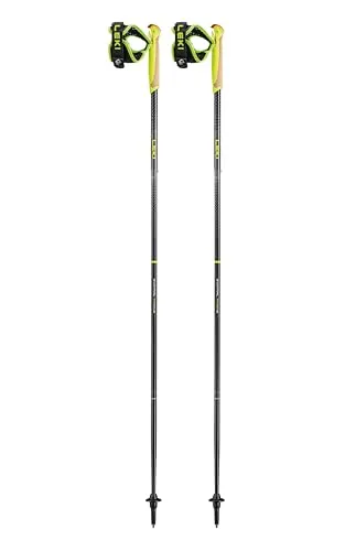 LEKI Evotrail FX.One TA 110 cm - Robuster Trail Running Stock - Wanderstöcke für Speed Hiking, Laufen und Nordic Walking. Mit ergonomischem Korkgriff und Trigger Shark 2.0 System für optimalen Komfort. Kompakt auf 38 cm faltbar, ideal für Outdoor-Abenteuer.
