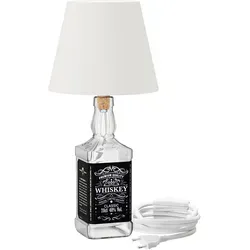 ledscom.de Tischlampe FLAKO mit Textilkabel