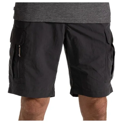 Craghoppers Nosilife Cargo Shorts II - Insektenschutz Shorts Gr 56 schwarz/grau - Herren Outdoor Shorts mit NosiLife Insektenschutz, ideal für Reisen und Trekking. Zahlreiche Taschen für praktische Aufbewahrung. Farbe: Schwarz/Grau; Größe: 56.