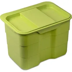 SO-TECH® Mülltrennsystem essensa biobin mit Deckel 4,2 L - Haushaltszubehör, praktischer Biomülleimer in grün mit 4,2 L Volumen für einfache Mülltrennung und umweltfreundliches Recycling.