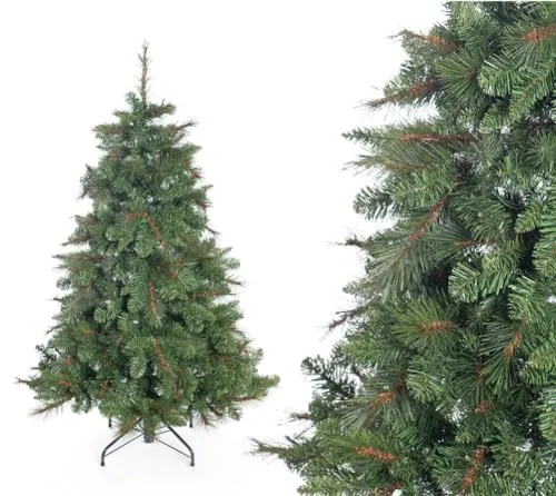 Weihnachtsbaum 180 cm – naturgetreuer Tannenbaum für festliche Stimmung - Künstlicher Weihnachtsbaum mit detailgetreuer Optik und biegbaren Nadelzweigen, perfekt für Wohnzimmer und als Dekoration in öffentlichen Räumen. Umweltfreundlich und wiederverwendbar!