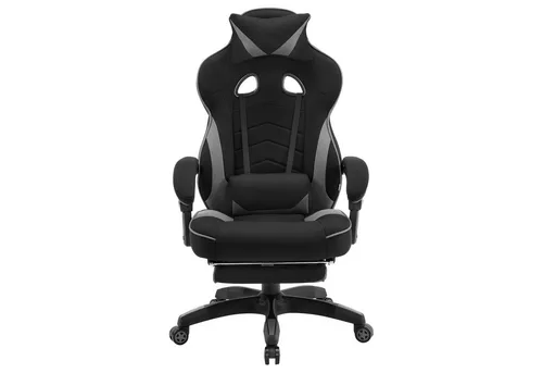 WOLTU Ergonomischer Gaming Stuhl mit Lendenkissen - Bürostuhl mit atmungsaktivem Netzgewebe, belastbar bis 150 kg und verstellbarer Rückenlehne für optimalen Komfort beim Arbeiten oder Spielen.