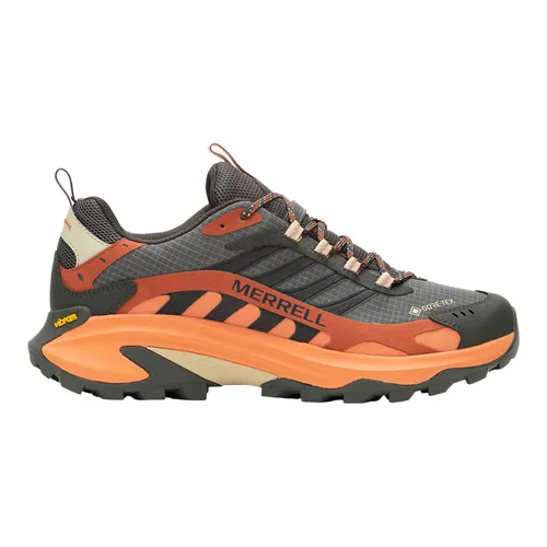 Merrell MOAB SPEED 2 GORE-TEX Wanderschuh - Wasserdicht und Sportlich in 46 EU - Wanderschuhe mit GORE-TEX® Membran, ideal für nasses Wetter. Sportlicher Stil und profiliertes Gummi-Laufsohlenmaterial sorgen für besten Grip und Komfort auf Wanderungen.