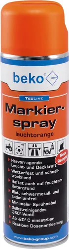 beko TecLine Markierspray 500 ml leuchtorange 294 7 500