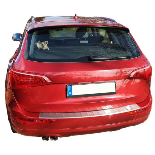 RECAMBO Ladekantenschutz für AUDI Q5, TYP 8R, 2008-2016 - Abdeckblenden mit hochwertigem V2A Edelstahl, perfekter 3D-Passform und einfacher Montage für optimalen Schutz und edle Optik im Ladebereich.