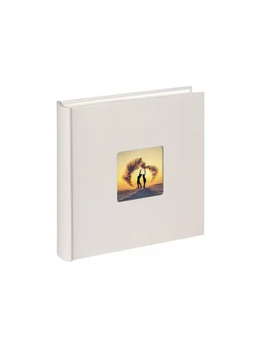 Walther Jumbo Fotoalbum Fun 30x30 cm - Fotoalbum für Hochzeiten mit 100 weißen Seiten, ideal zum kreativen Gestalten und Festhalten unvergesslicher Momente.