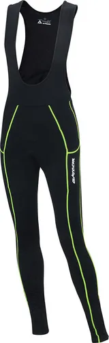 Airtracks Thermo Fahrradhose mit Träger Lang Pro XL schwarz-neon