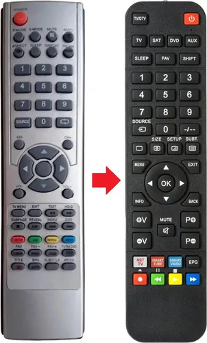 Fernbedienung geeignet für MUSTEK KIDDYTV