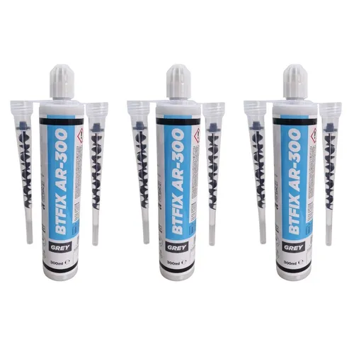 3x 300ml 2K WINTER Injektionsmörtel SF +6 Mischer Verbundmörtel Beton Mauerwerk